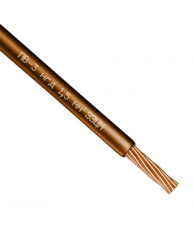 Провод ПВ-3 нгд 1,5 мм² коричневый ЗЗЦМ