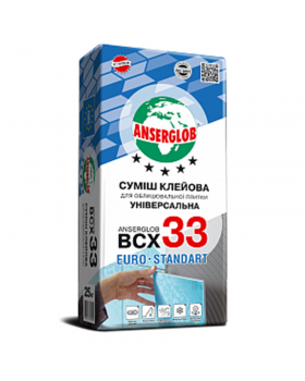 Клей для плитки універсальний Anserglob BCX 33 (25 кг)