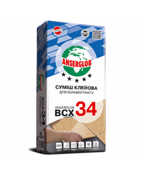 Клей для керамограніту Anserglob BCX 34 (25 кг)