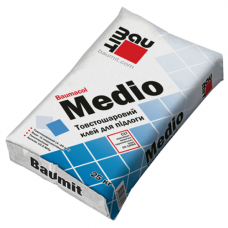 Клей толстослойный для керамической плитки Baumit Medio (25 кг)