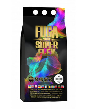 Фуга для плитки (затиральна суміш) Fuga Superflex (2 кг) сіра