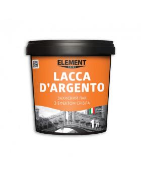 Декоративний лак Element Decor Lacca D`Argento (1 л)