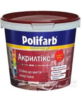 Фарба інтер'єрна Акрилтікс Polifarb (7 кг)