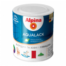 Эмаль Alpina Aqualack SM В3 (2,35 л) шелковисто-матовая