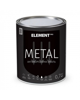 Эмаль антикоррозийная Element Pro Metal серая (0,7 кг)
