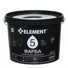 Краска интерьерная латексная износостойкая Element 5 База А (2,5 л)