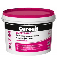 Краска силикатная Ceresit СТ 54 (10 л) базовая