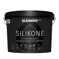 Краска фасадная силиконовая Element Pro Silikone (9,4) прозрачная
