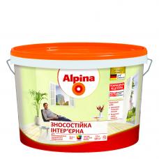 Краска интерьерная в/д Alpina Износостойкая B1 (10 л)