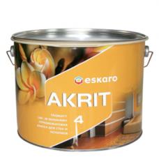 Фарба для стін та стель Eskaro Akrit 4 (2,85 л) глибокоматова