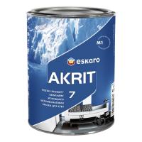 Краска для стен и потолков Eskaro Akrit 7 (0,95 л) глубокоматовая
