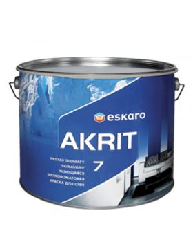 Краска для стен и потолка Eskaro Akrit 7 TR (2,7 л) база