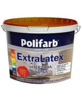 Краска интерьерная акриловая ЭкстраЛатекс (14 кг) Polifarb