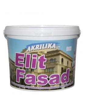 Фарба фасадна водоемульсійна Акриліка Elit Fasad (14 кг)