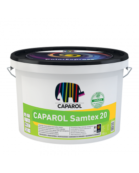 Краска интерьерная латексная Caparol Samtex 20 B1 (10 л)