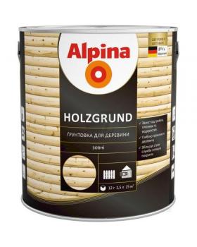 Средство деревозащитное Alpina Holzgrund (2,5 л)