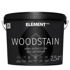 Аква-антисептик Element Pro Woodstain орех (2,5 л)
