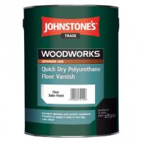 Лак для пола Johnstone's Quick Dry Polyurethane Floor Varnish полуматовый (5 л)