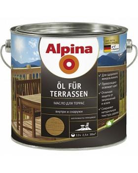 Масло террасное Alpina Ol Fur Terrassen прозрачное (2,5 л)