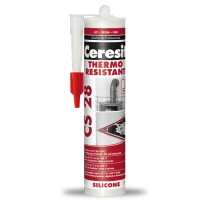 Герметик термостійкий Ceresit CS 28 (280 мл) червоний