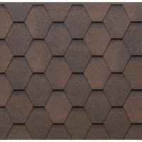 Черепиця бітумна Tegola Hexagonal Shaded Mixed Brown 239 (2,3 м²)