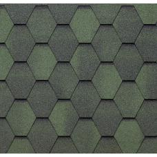 Черепиця бітумна Tegola Hexagonal Shaded Mixed Green 279 (2,3 м²)