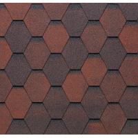 Черепиця бітумна Tegola Hexagonal Shaded Mixed Red 509 (2,3 м²)