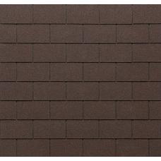 Черепиця бітумна Tegola Rectangular Mixed Brown 032 (2,32 м²)