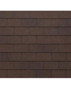 Черепиця бітумна Tegola Premium Rectangular Dark Brown 521 (3,05 м²)