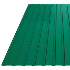 Профнастил ПС-10 (1,5 х 1,2 м) 0,4 мм (зеленый с пленкой) 1,8 м²