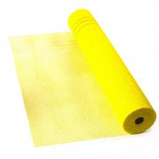 Сетка фасадная щелочеустойчивая Эконом 5 х 5 мм 160 г/м² (50 м²) желтая 
