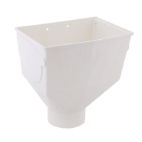 Горло желоба Profil (130 мм) белое