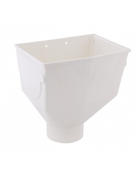 Горло желоба Profil (130 мм) белое