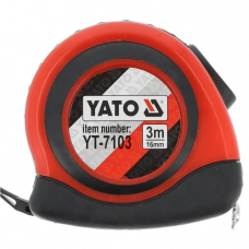 Рулетка магнитная Yato 16 мм (3 м) YT-7103