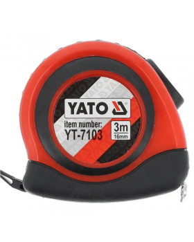 Рулетка магнитная Yato 16 мм (3 м) YT-7103