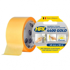 Стрічка малярна для ідеальних контурів HPX 4400 100°С Gold 48 мм (50 м)