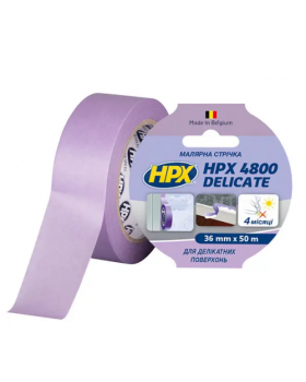 Стрічка малярна для делікатних поверхонь HPX 4800 Delicate 36 мм (50 м)