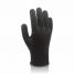 Перчатки трикотажные Twist с ПВХ точкой черные (10 р)