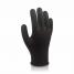 Перчатки трикотажные Standart с ПВХ точкой черные (10 р)