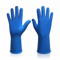 Перчатки латексные хозяйственные ANNA синие (XL)