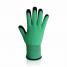 Перчатки полиэстеровые зеленые, покрытые латексом 1315, 1/2 (10 р)