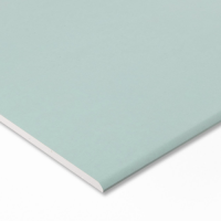 Гипсокартон влагостойкий 12,5 мм (1,2 х 3 м) KNAUF