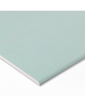 Гипсокартон влагостойкий 12,5 мм (1,2 х 3 м) KNAUF