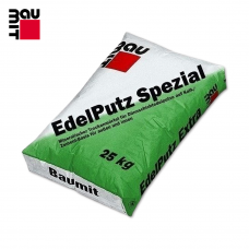 Декоративна штукатурка "баранець" 1,5 мм Baumit Edelputz Spezial White (25 кг)