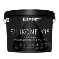 Штукатурка силіконова Element PRO Silikone K15 прозора (25 кг) 1,5 мм