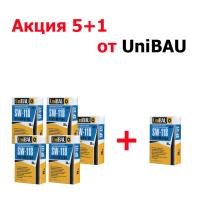 Клей для плитки еластичний термостійкий UNIBAU SW-118 (20 кг) + 1 у подарунок