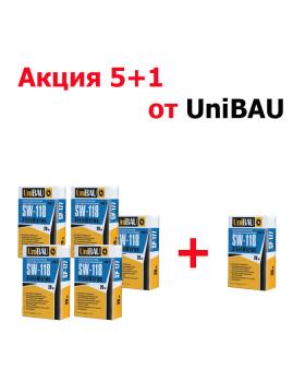 Клей для плитки эластичный термостойкий UNIBAU SW-118 (20 кг) + 1 в подарок