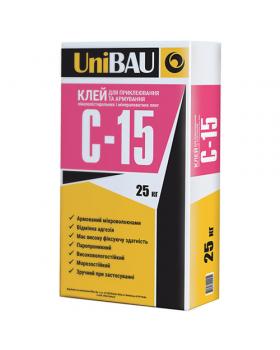 Клей для утеплювача армуючий UniBAU С-15 (25 кг)