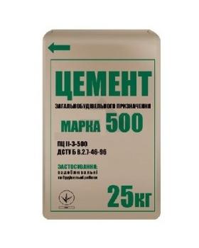 Цемент ПЦ-500 (25 кг)