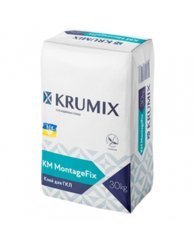 Клей для гипсокартона KRUMIX MontageFix (30 кг)
